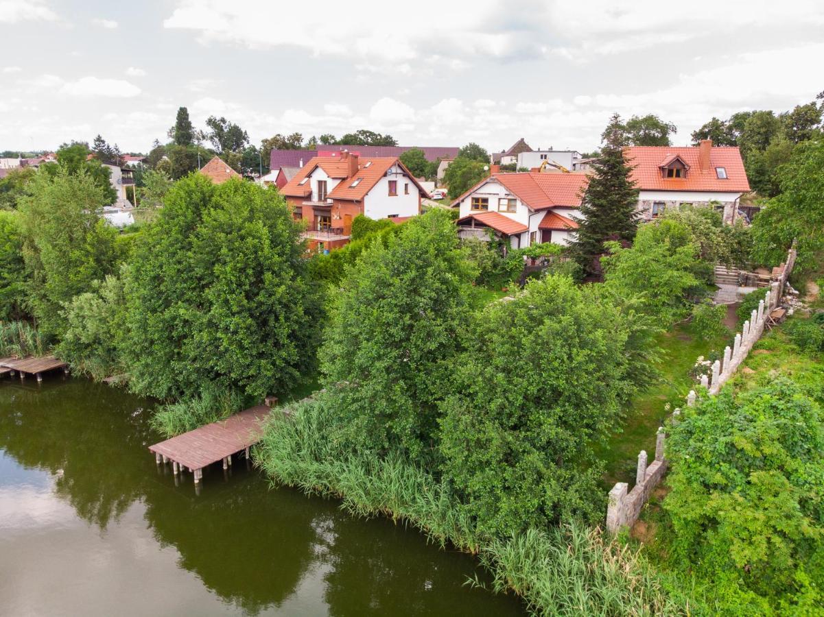 Dom Nad Jeziorem Z Prywatnym Pomostem I Lodka - Wifi I Parking W Cenie Villa Strzelce Krajenskie Buitenkant foto